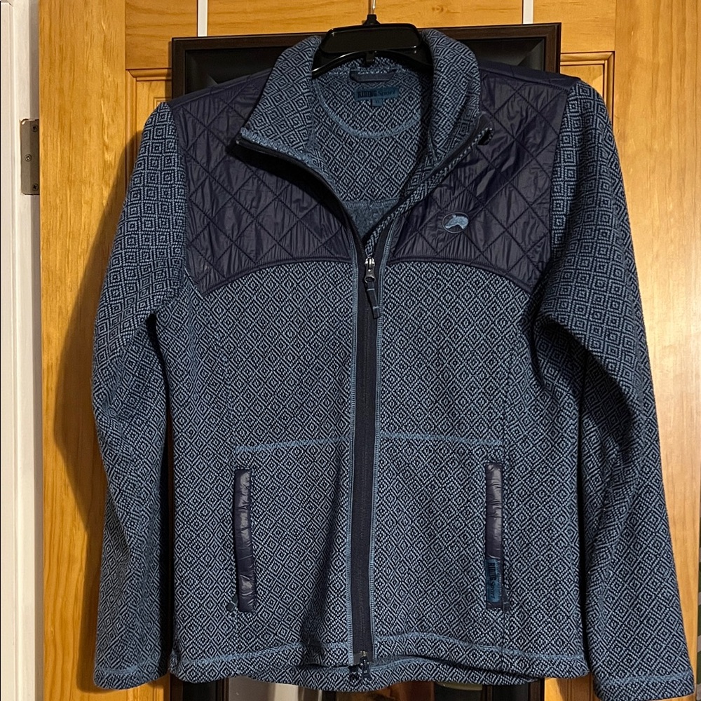 Vintage Riding Sport Blue Jacket, XL
